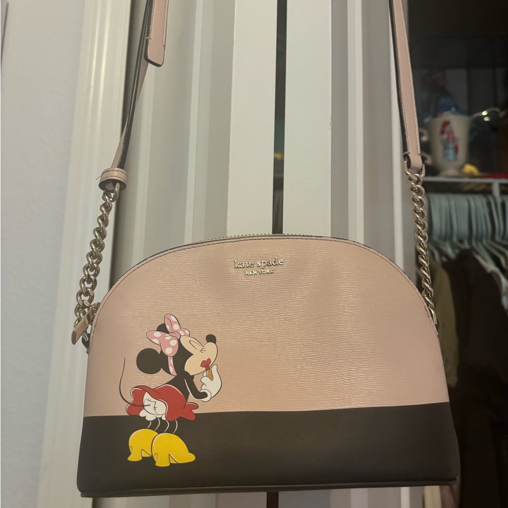 Kate Spade Minnie Mouse crossbody purse with matching wallet